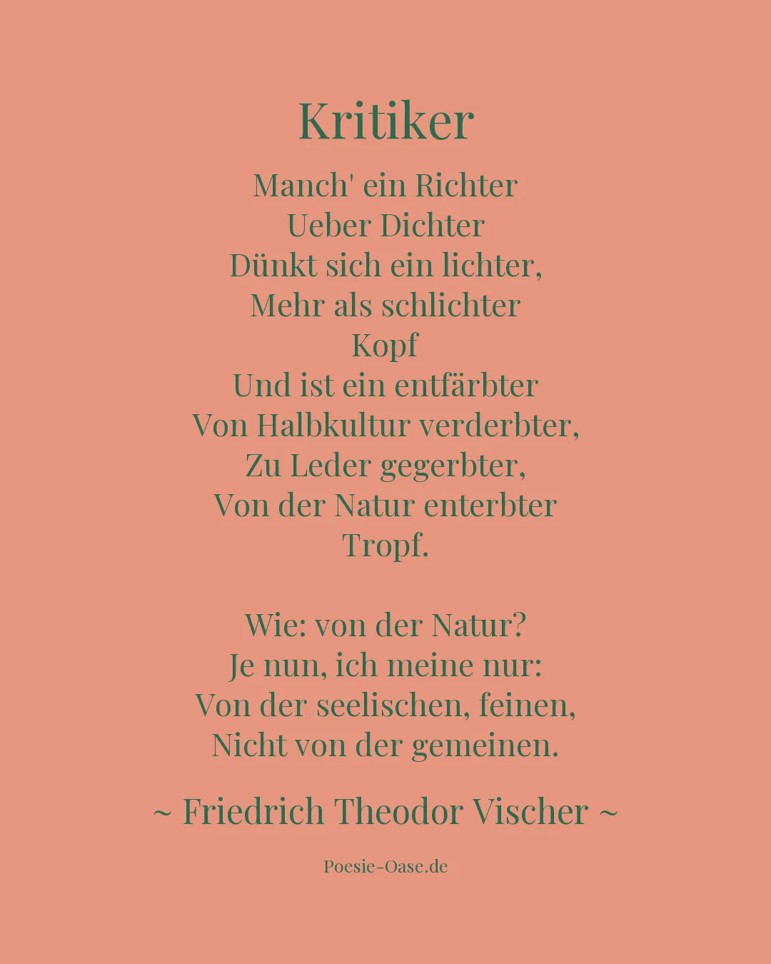 Illustration zu Kritiker