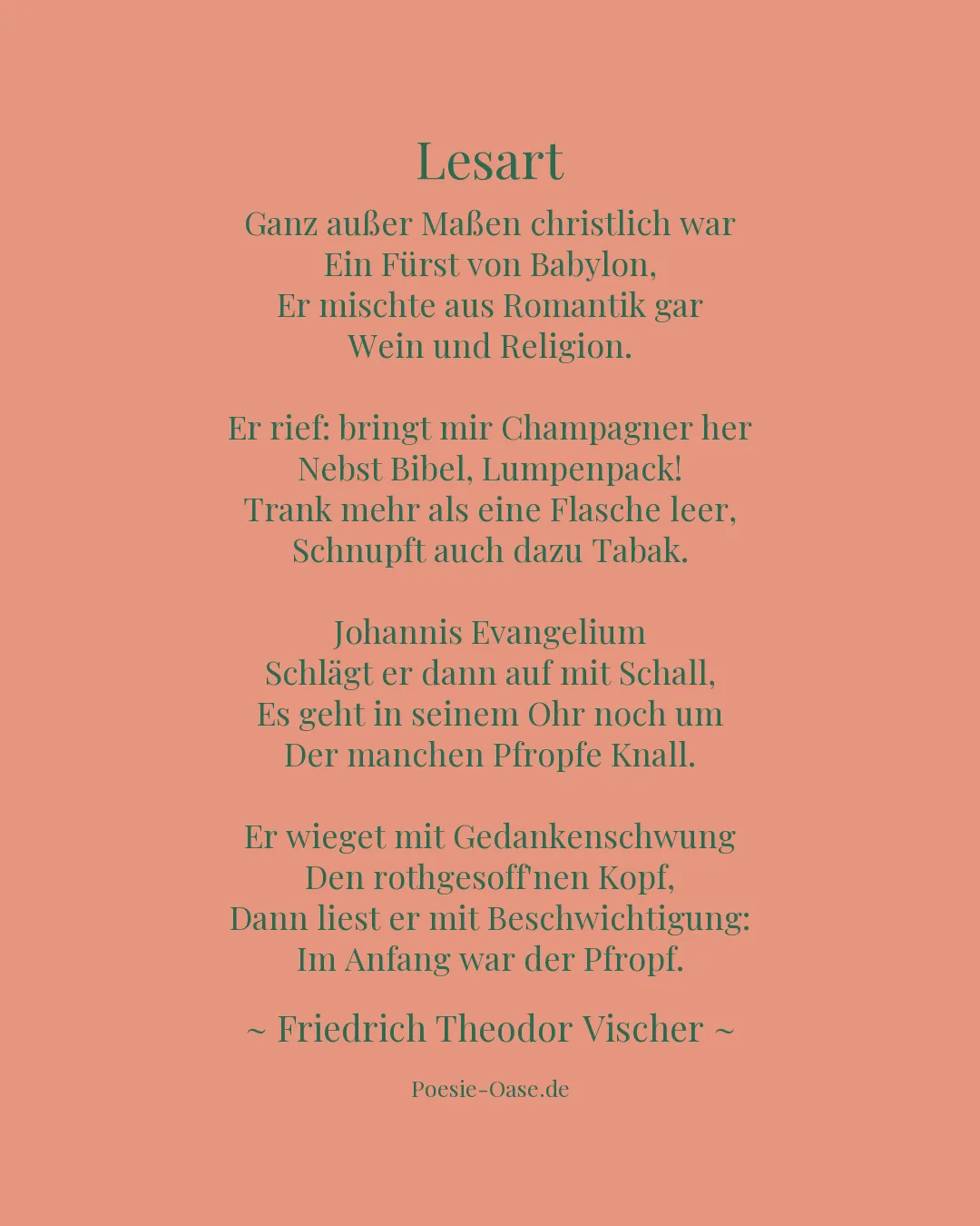 Illustration zu Lesart