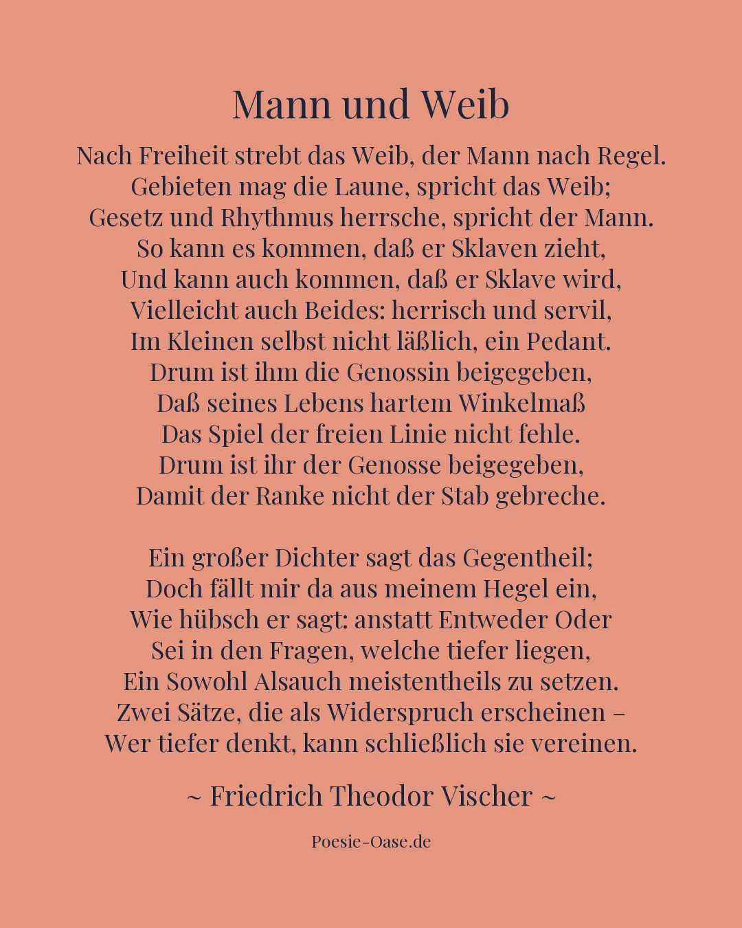 Illustration zu Mann und Weib