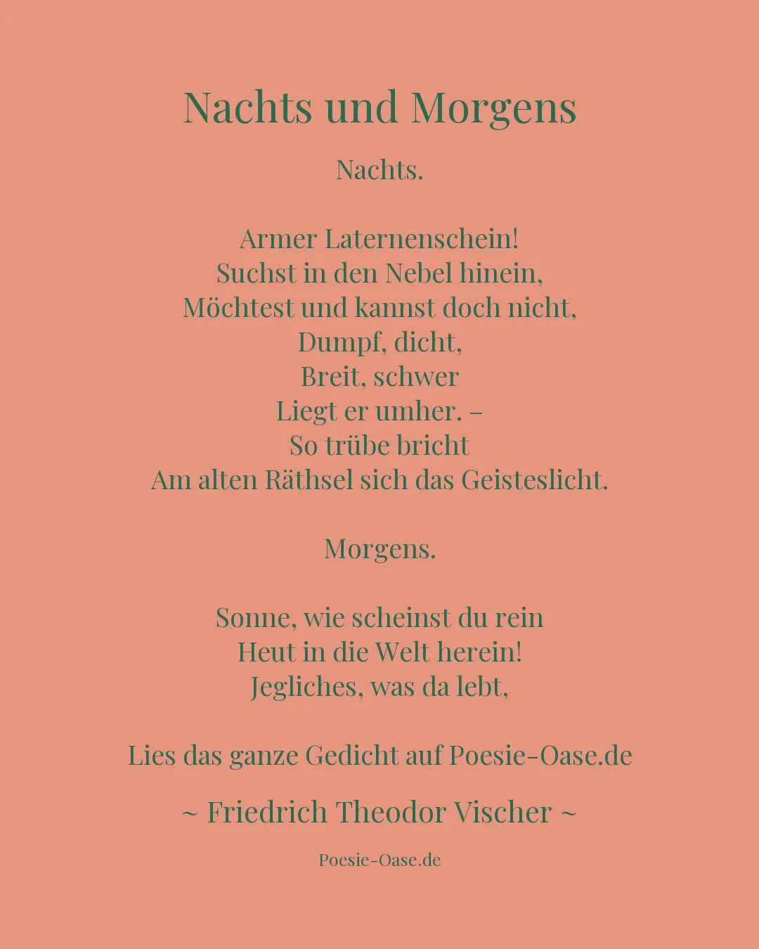 Illustration zu Nachts und Morgens