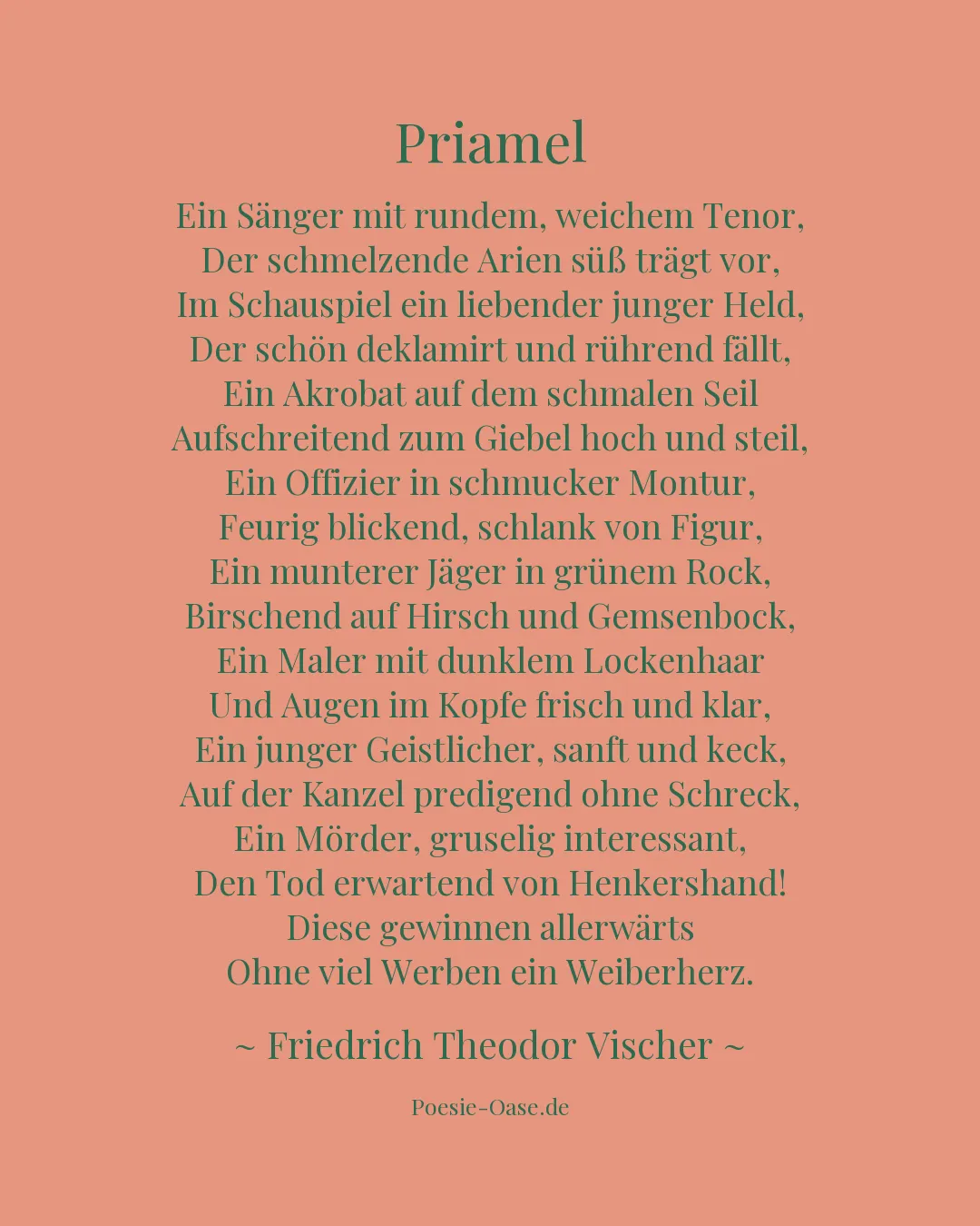 Illustration zu Priamel