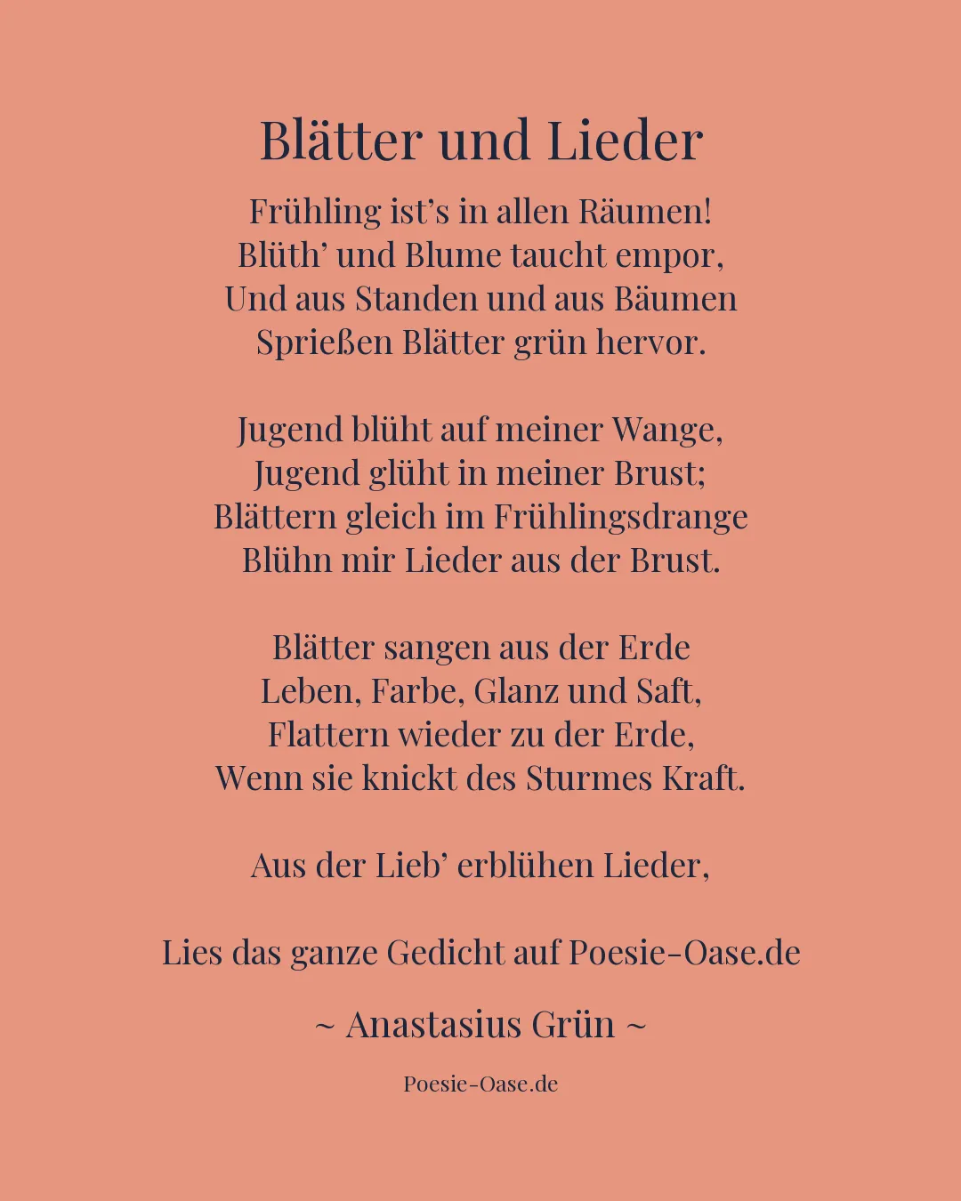 Illustration zu Blätter und Lieder