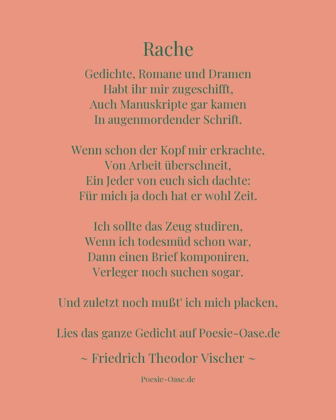 Illustration zu Rache