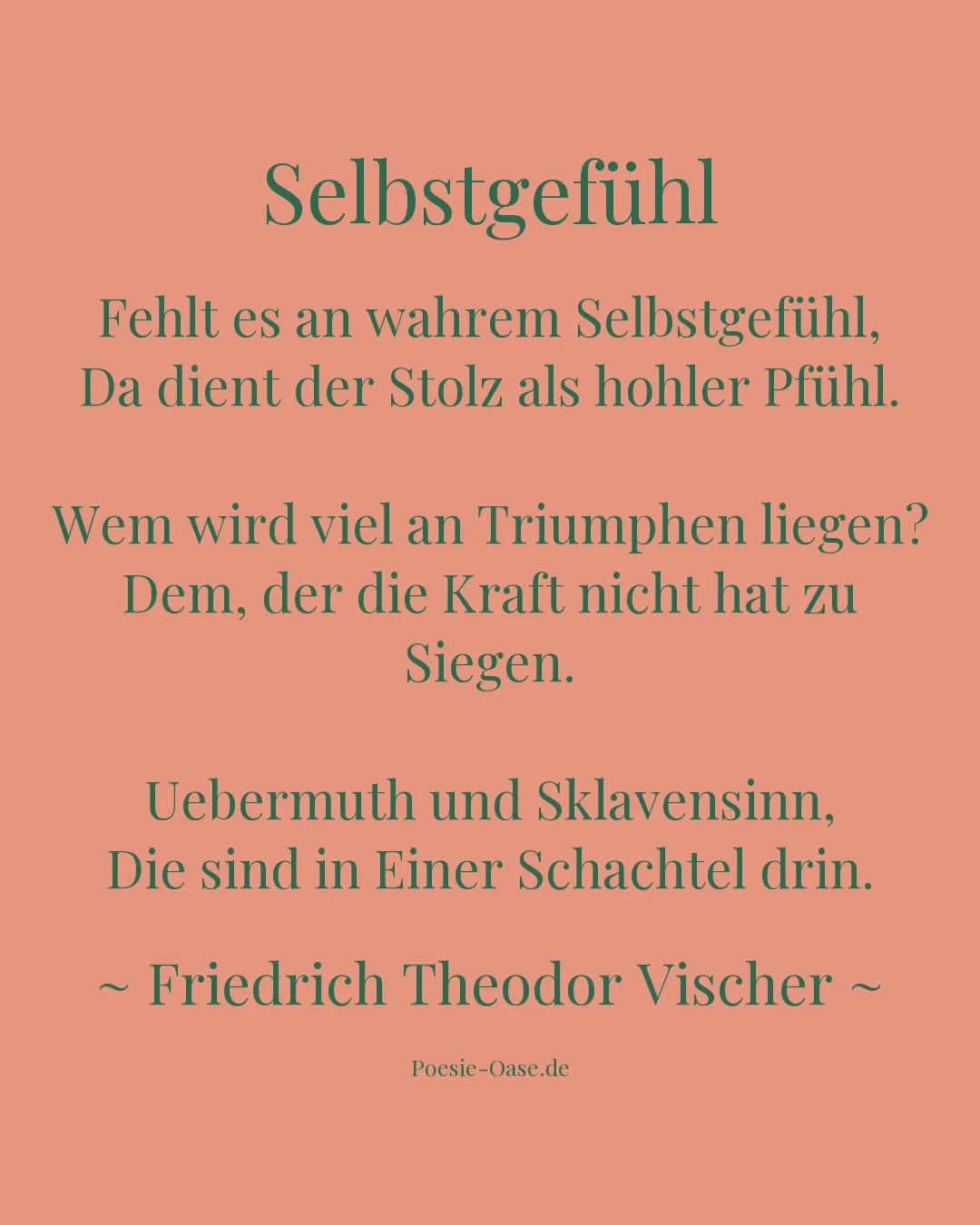 Illustration zu Selbstgefühl