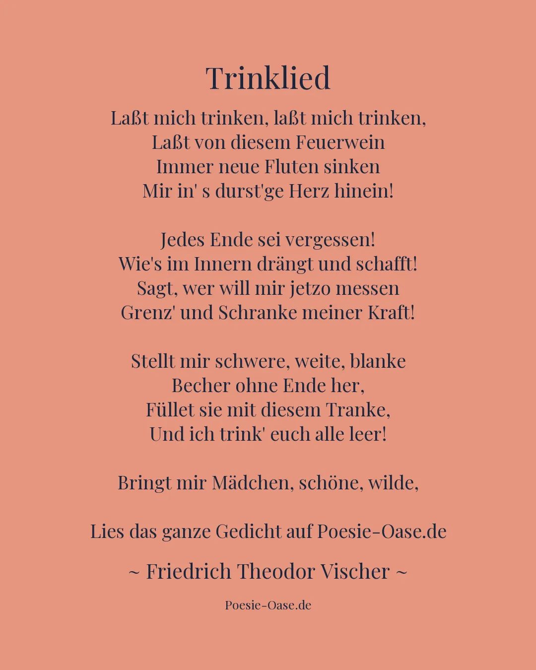 Illustration zu Trinklied