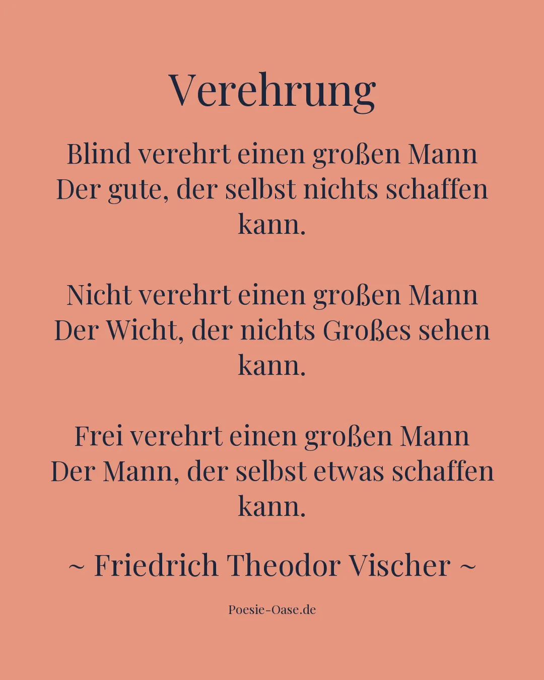 Illustration zu Verehrung