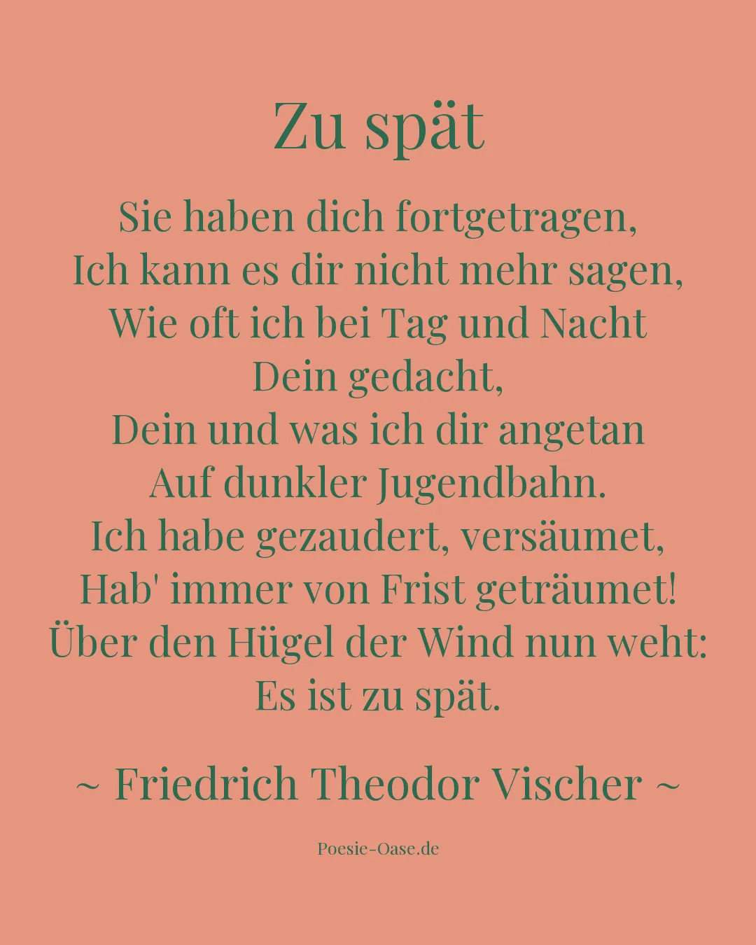 Illustration zu Zu spät