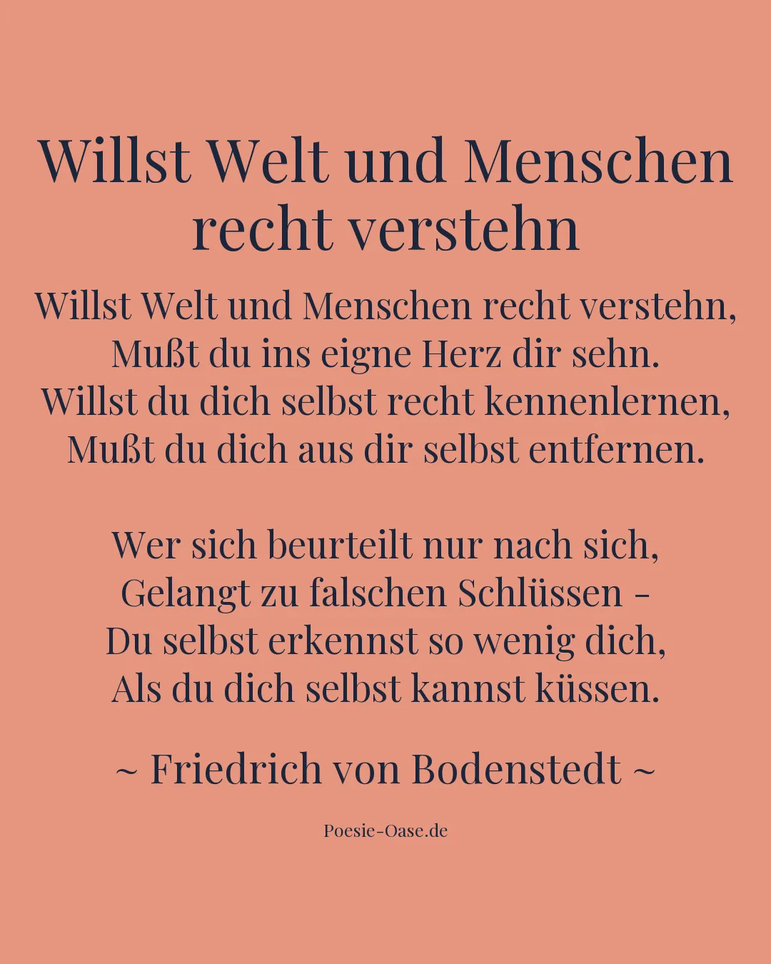 Illustration zu Willst Welt und Menschen recht verstehn