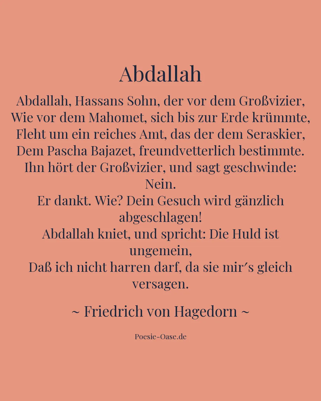 Illustration zu Abdallah