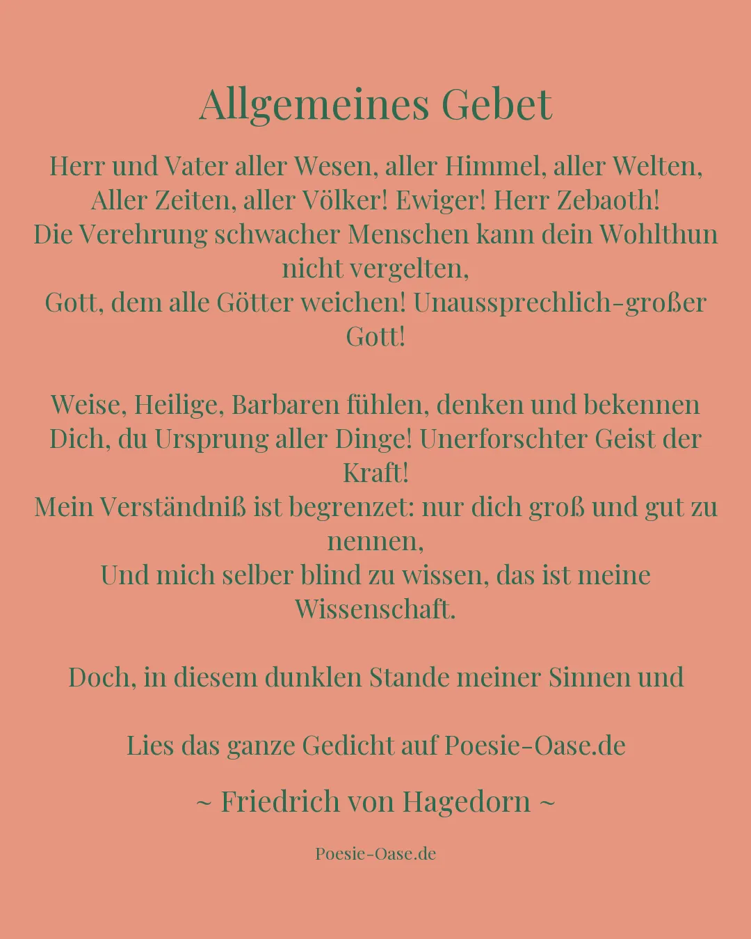 Illustration zu Allgemeines Gebet