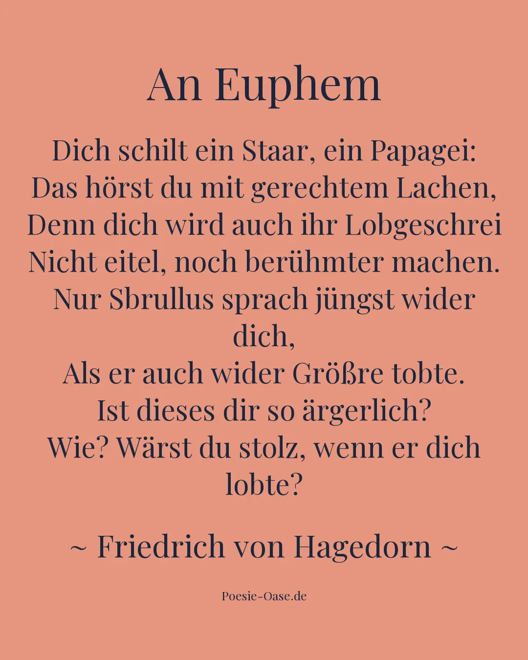 Illustration zu An Euphem