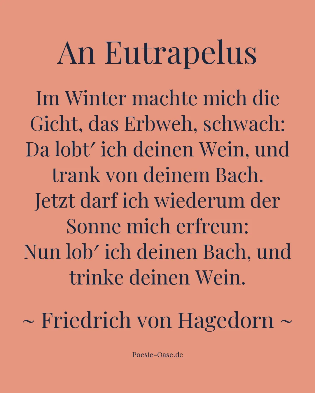 Illustration zu An Eutrapelus