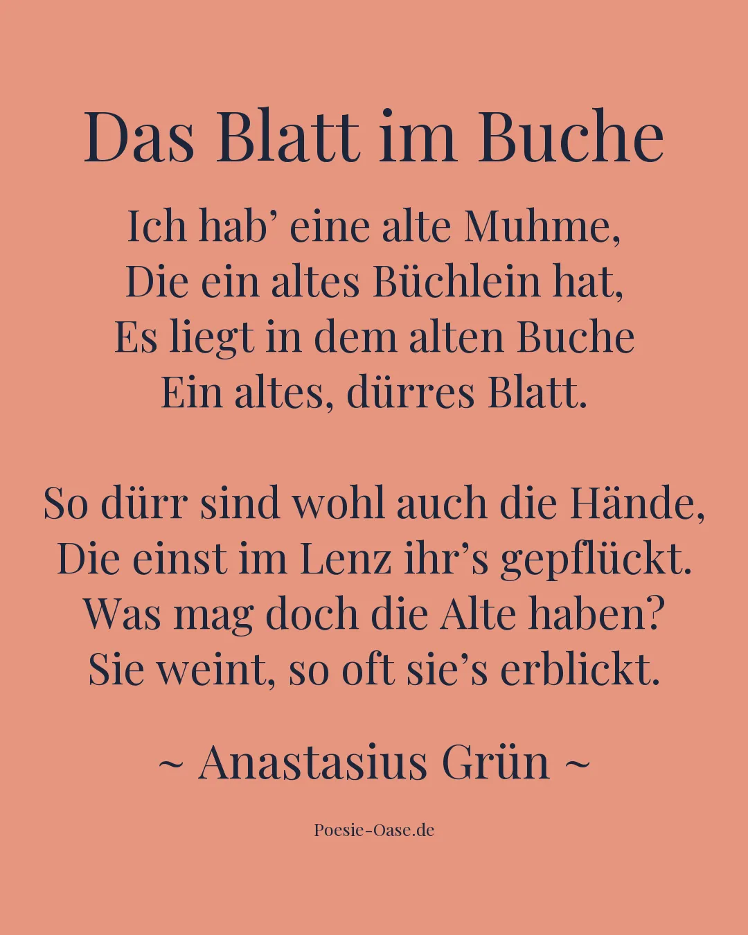 Illustration zu Das Blatt im Buche