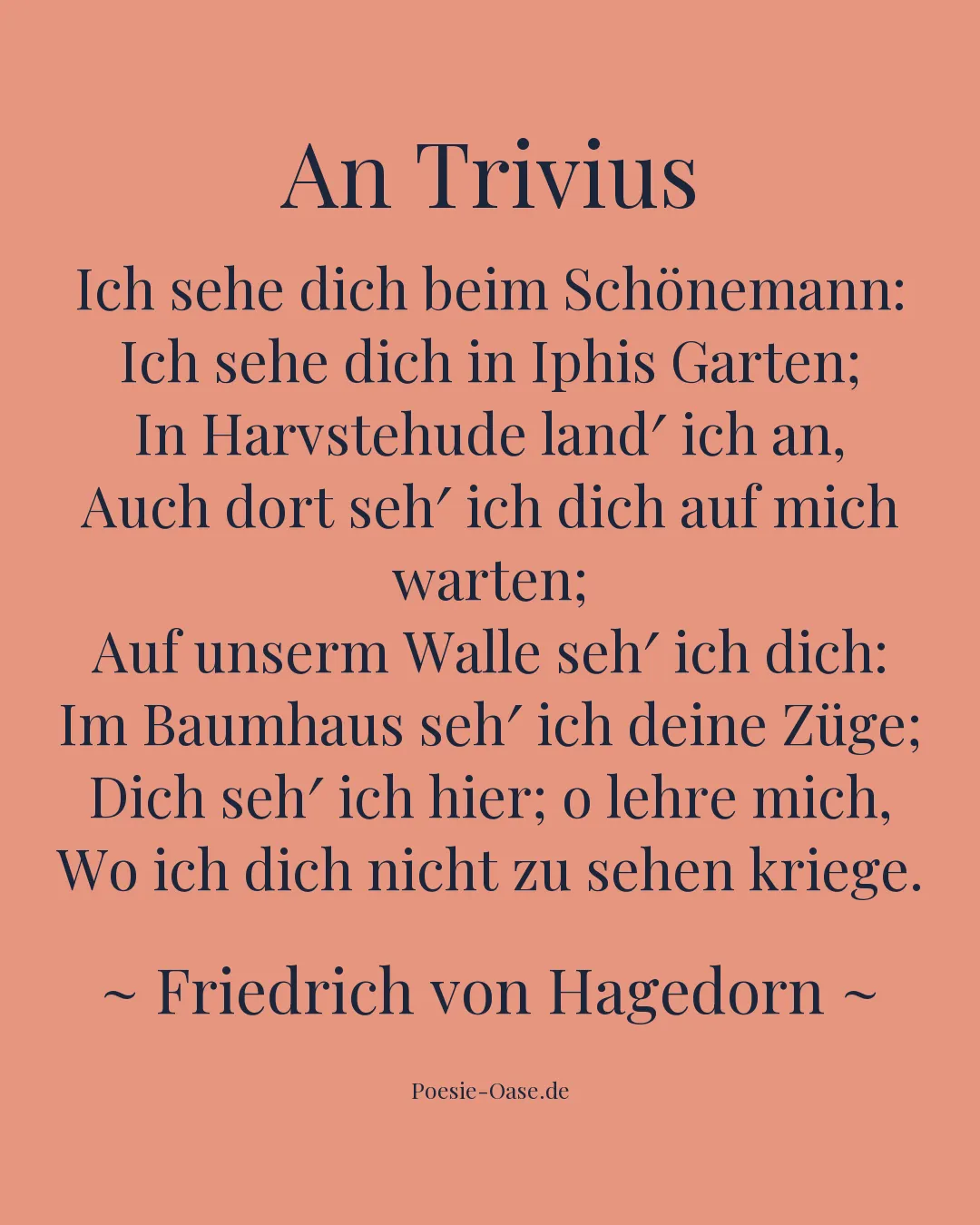 Illustration zu An Trivius