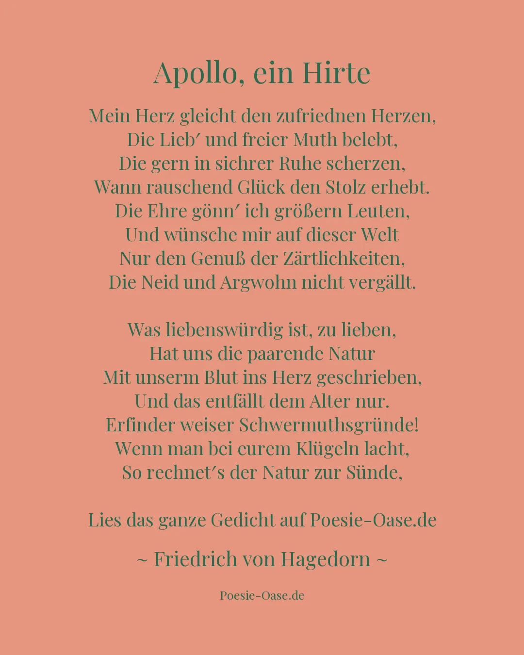 Illustration zu Apollo, ein Hirte