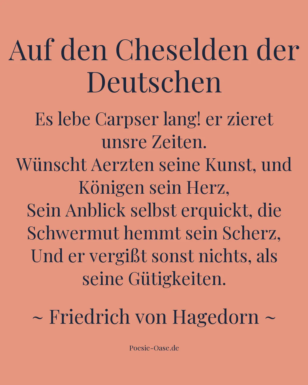 Illustration zu Auf den Cheselden der Deutschen