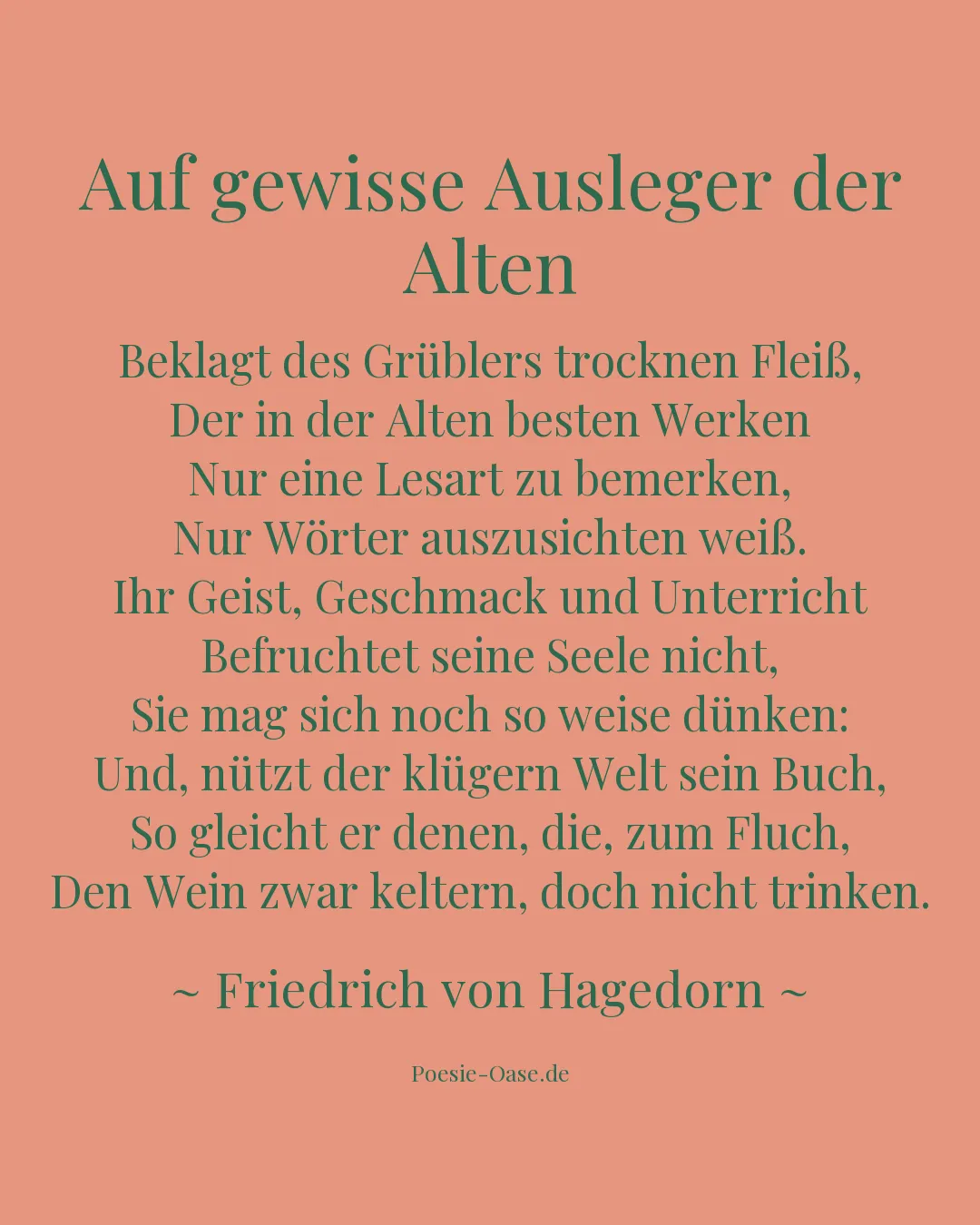 Illustration zu Auf gewisse Ausleger der Alten
