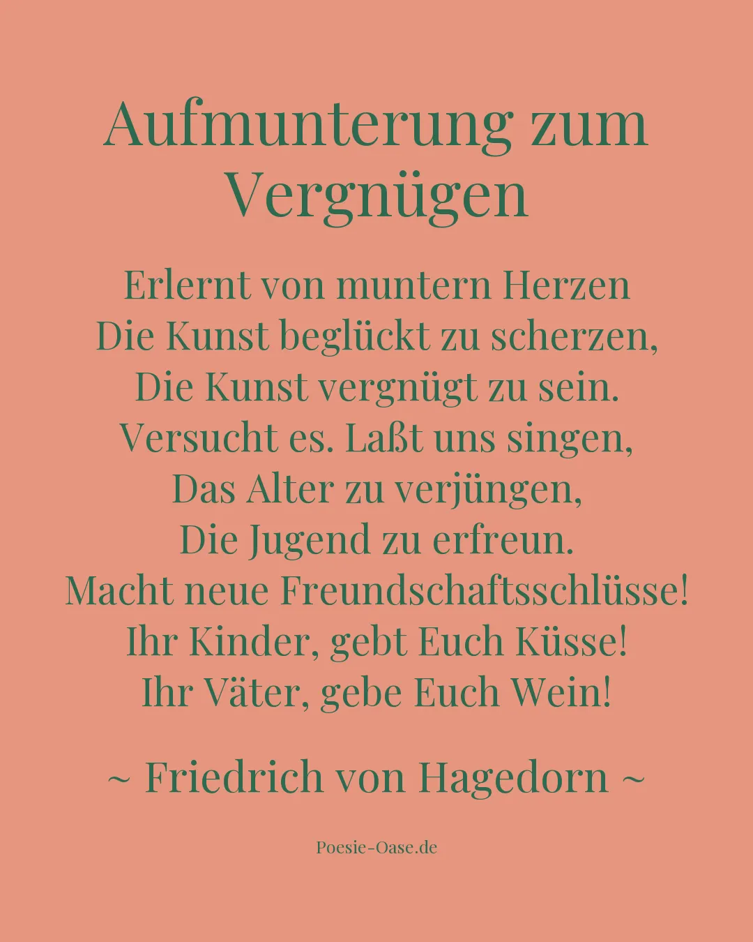 Illustration zu Aufmunterung zum Vergnügen