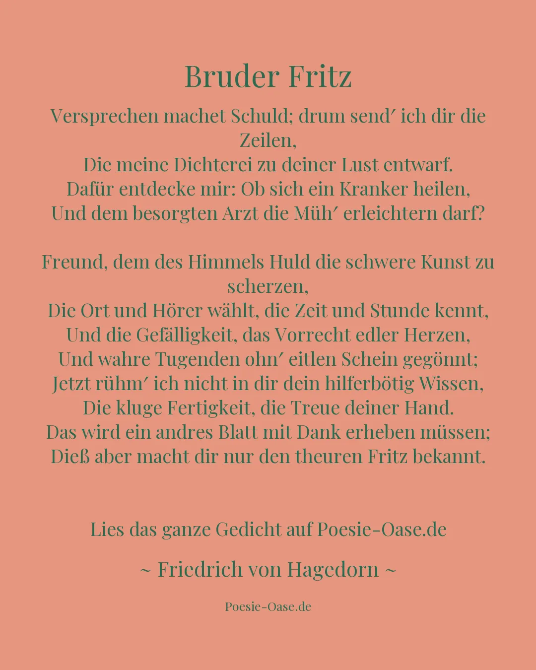 Illustration zu Bruder Fritz