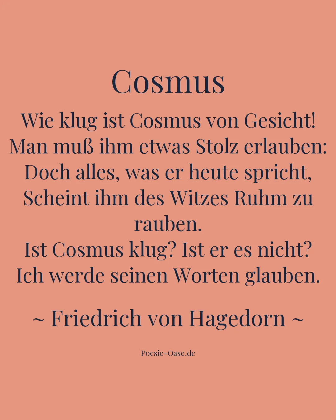 Illustration zu Cosmus