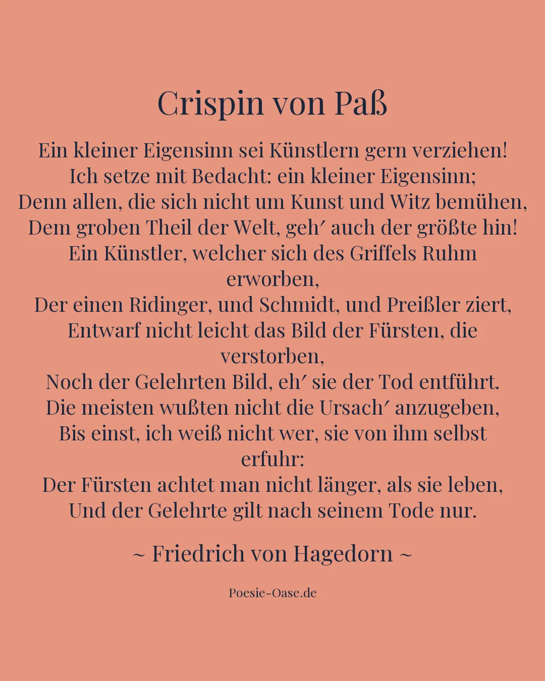 Illustration zu Crispin von Paß