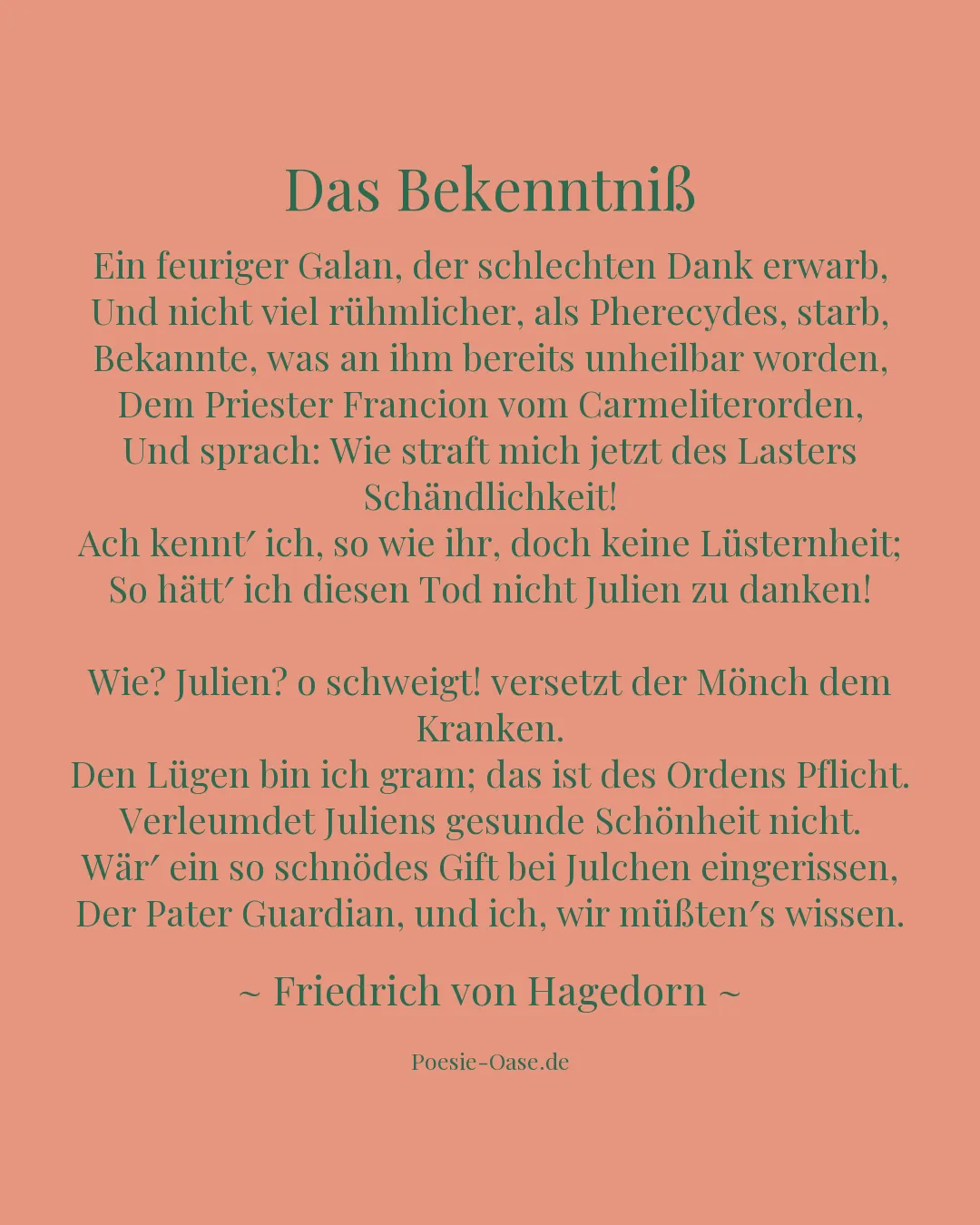 Illustration zu Das Bekenntniß