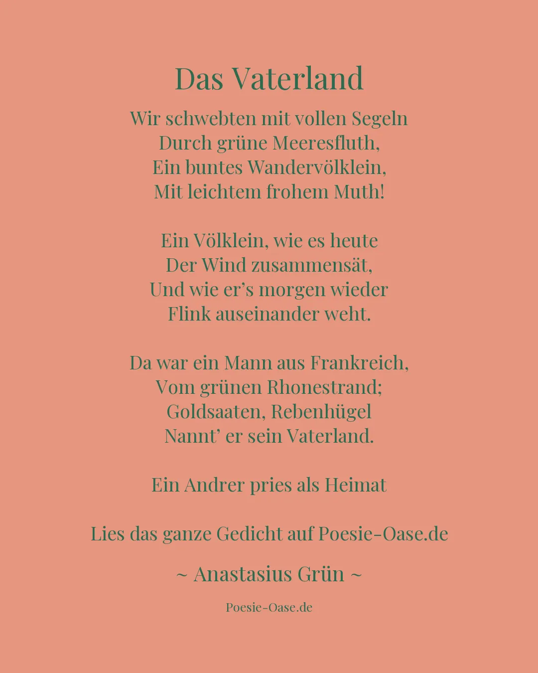 Illustration zu Das Vaterland