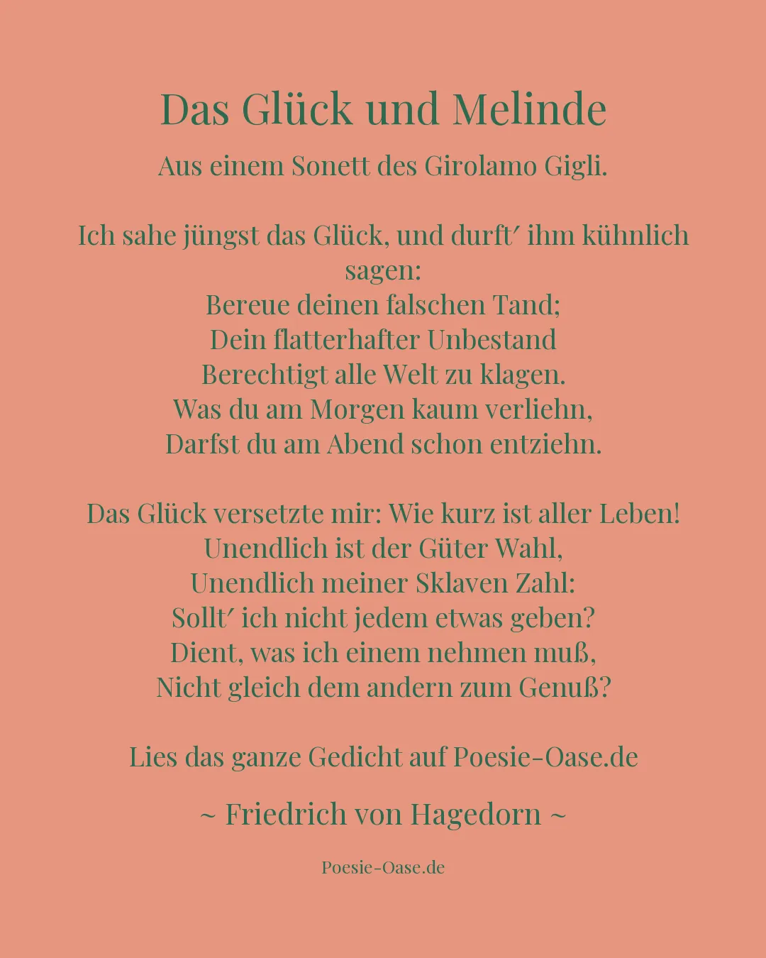 Illustration zu Das Glück und Melinde