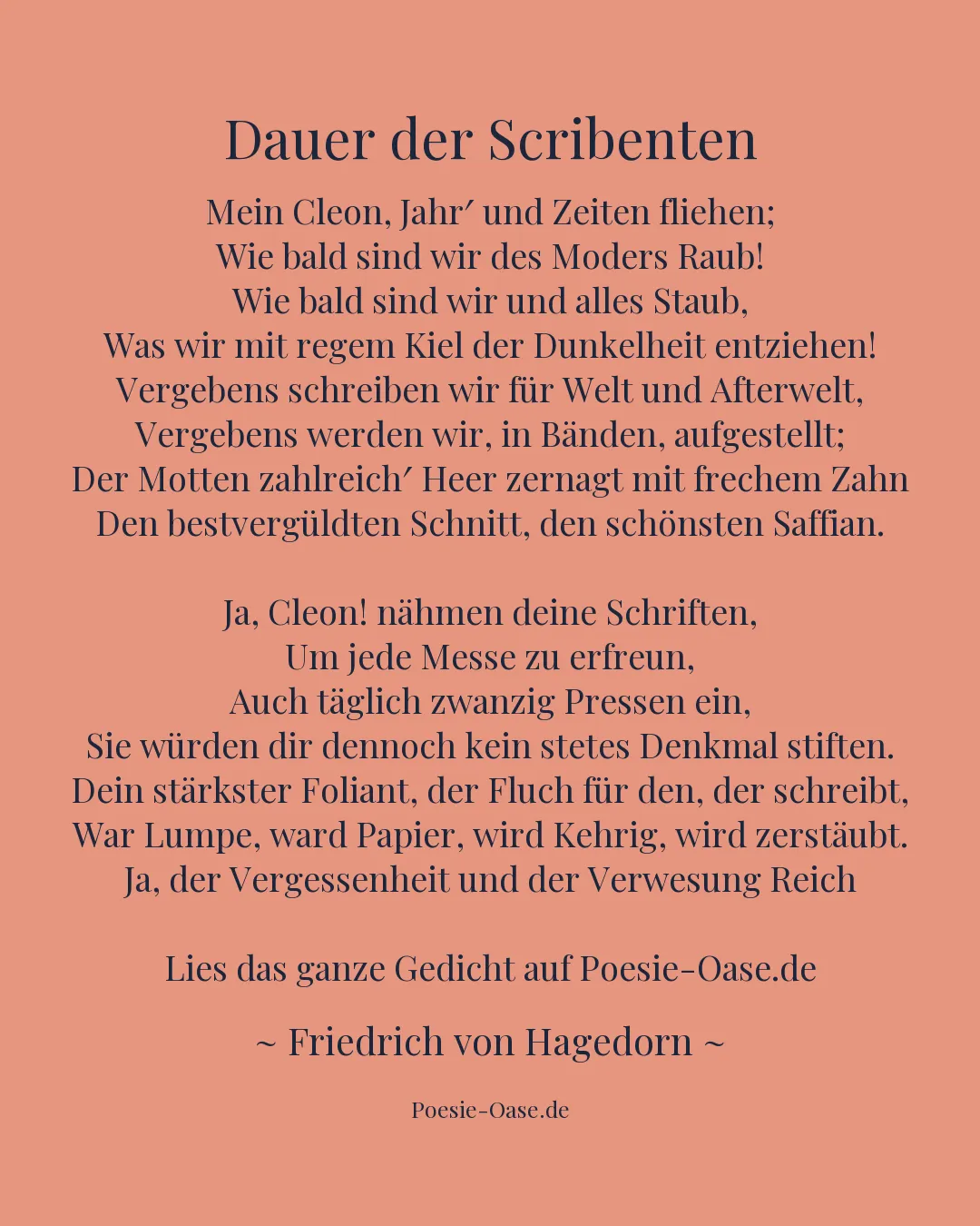 Illustration zu Dauer der Scribenten
