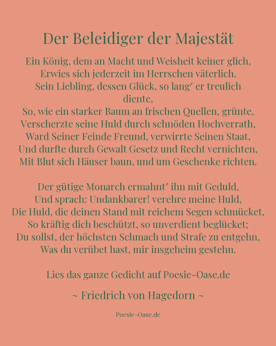 Illustration zu Der Beleidiger der Majestät