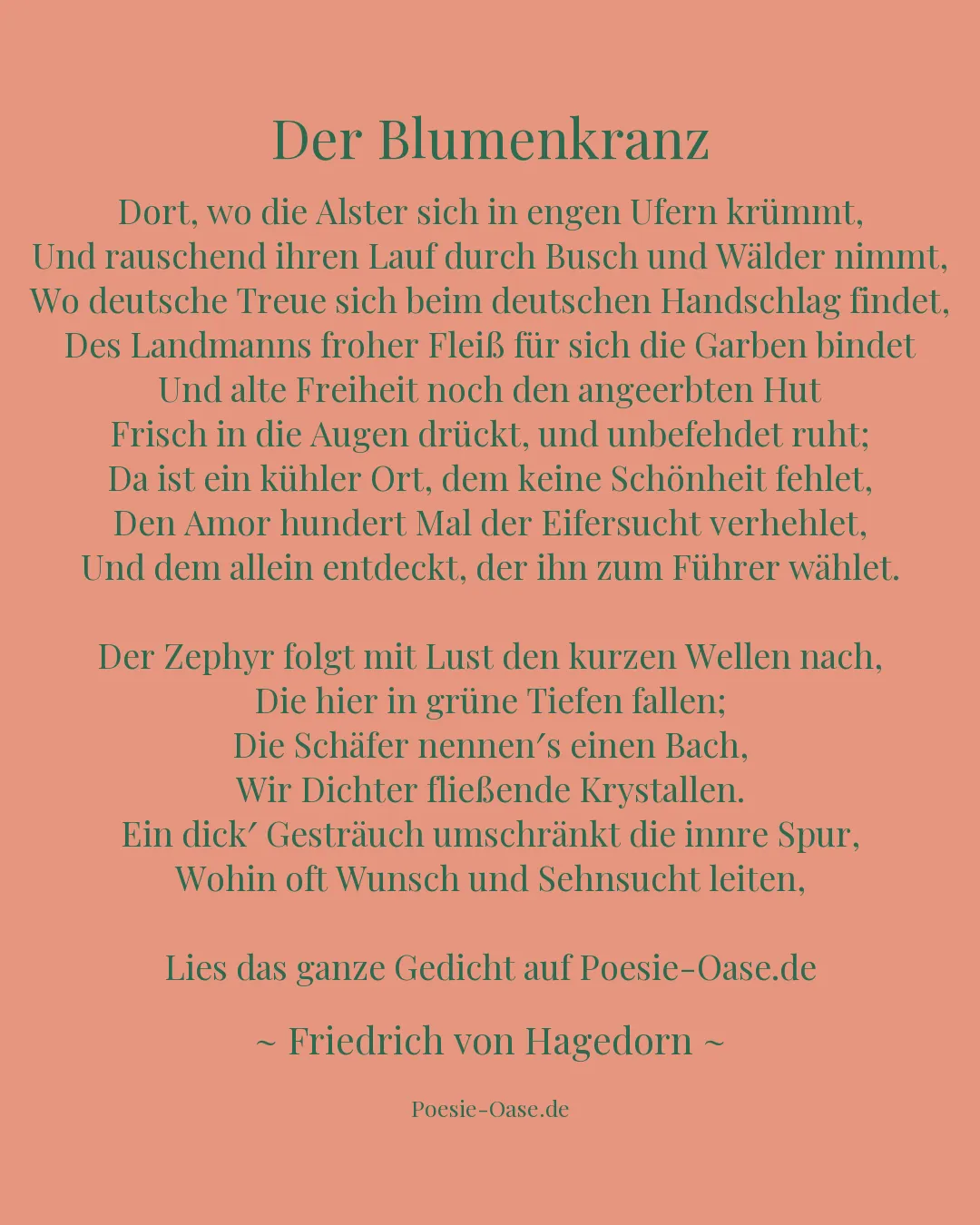 Illustration zu Der Blumenkranz