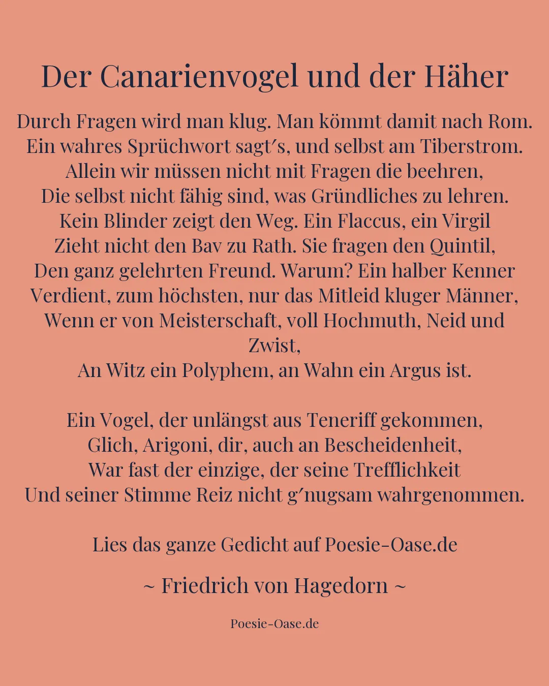Illustration zu Der Canarienvogel und der Häher