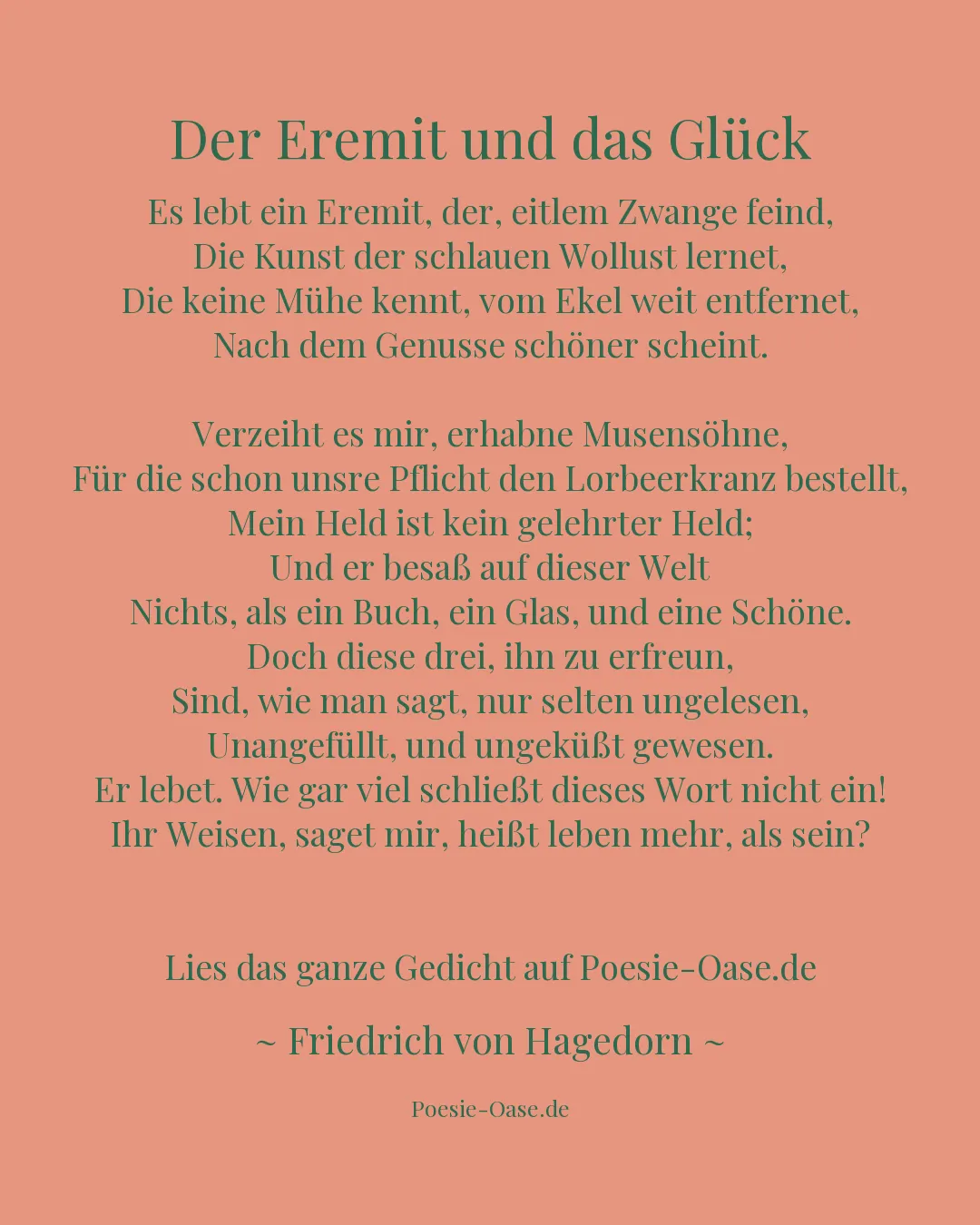 Illustration zu Der Eremit und das Glück