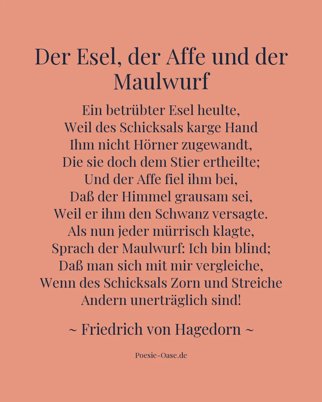Illustration zu Der Esel, der Affe und der Maulwurf