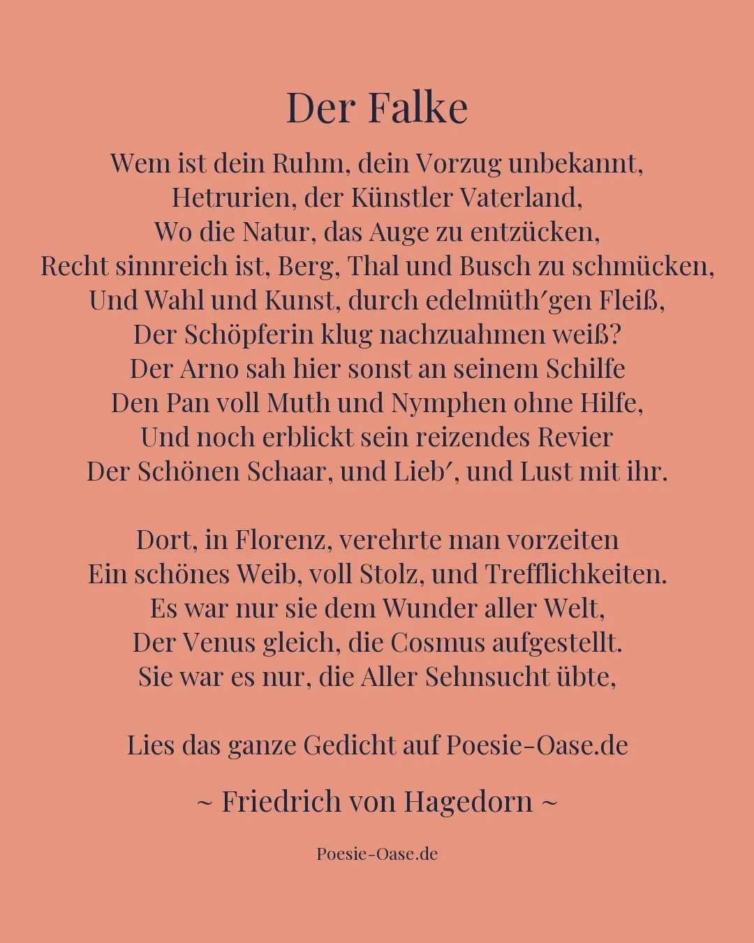 Illustration zu Der Falke