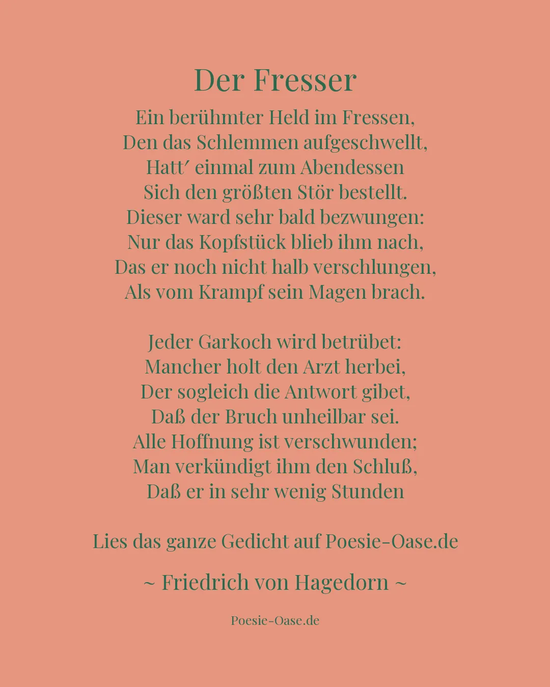 Illustration zu Der Fresser