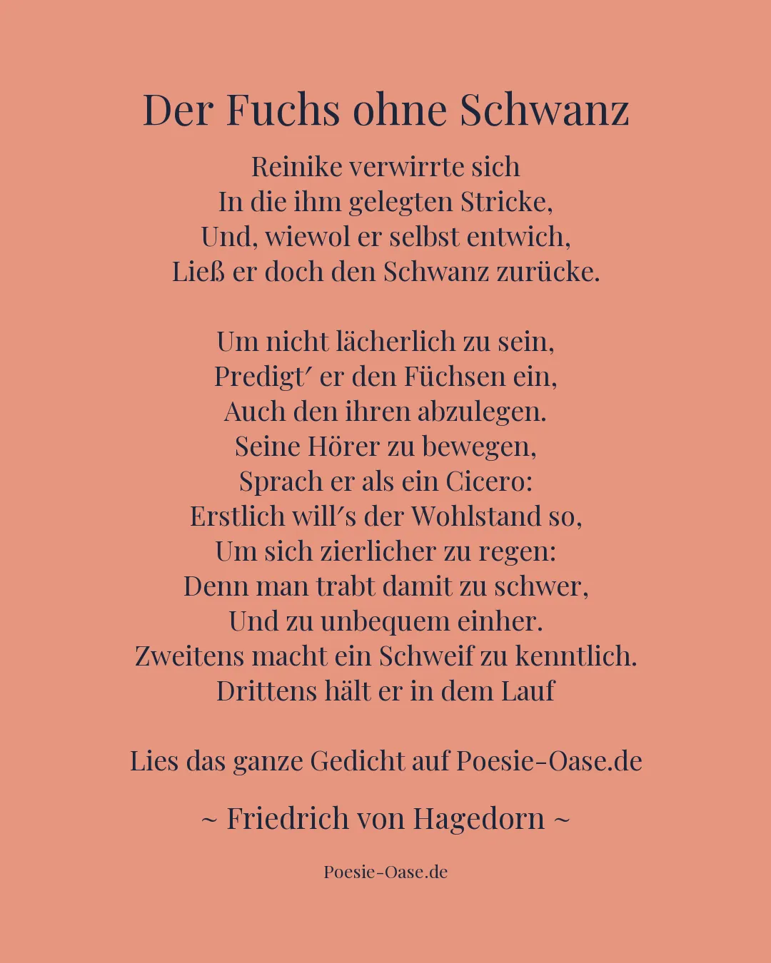 Illustration zu Der Fuchs ohne Schwanz
