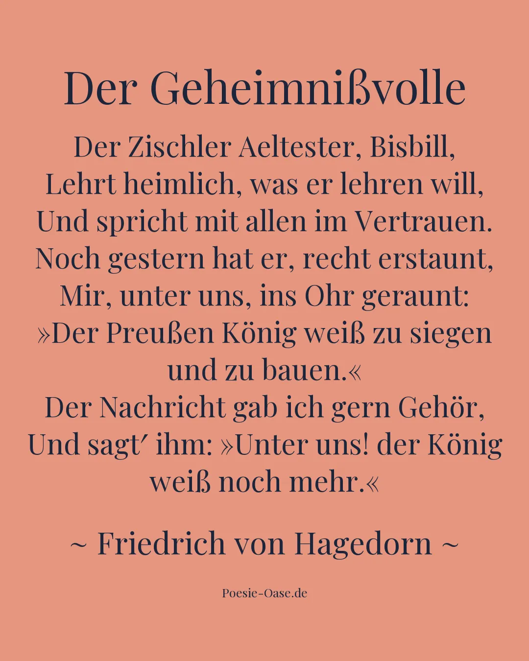Illustration zu Der Geheimnißvolle