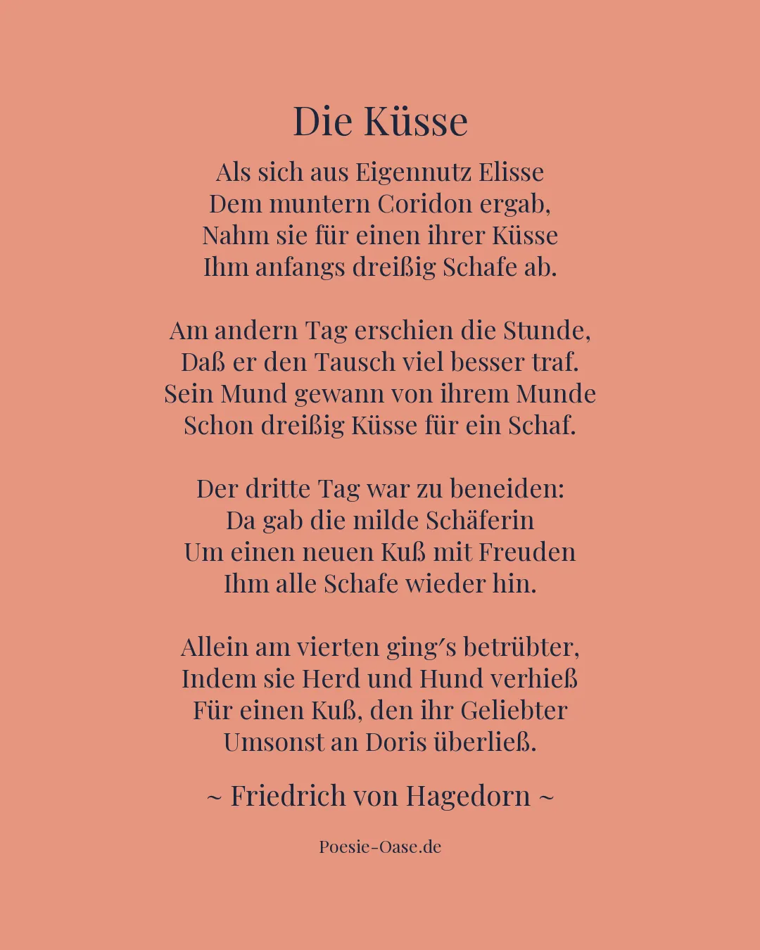 Illustration zu Die Küsse