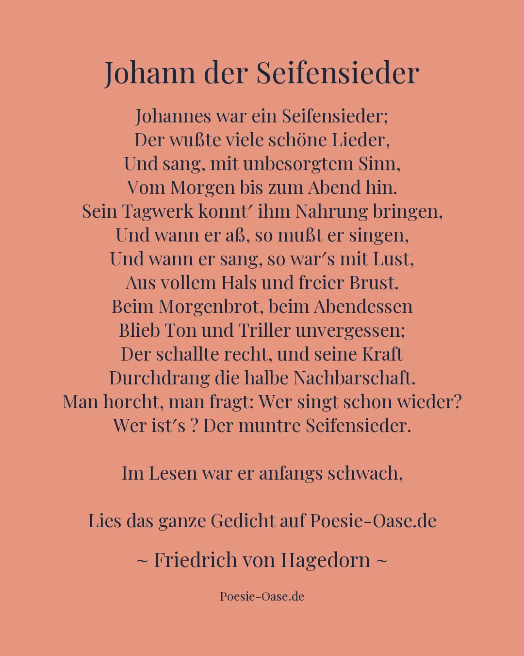 Illustration zu Johann der Seifensieder