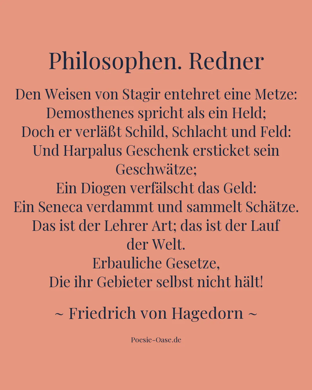 Illustration zu Philosophen. Redner