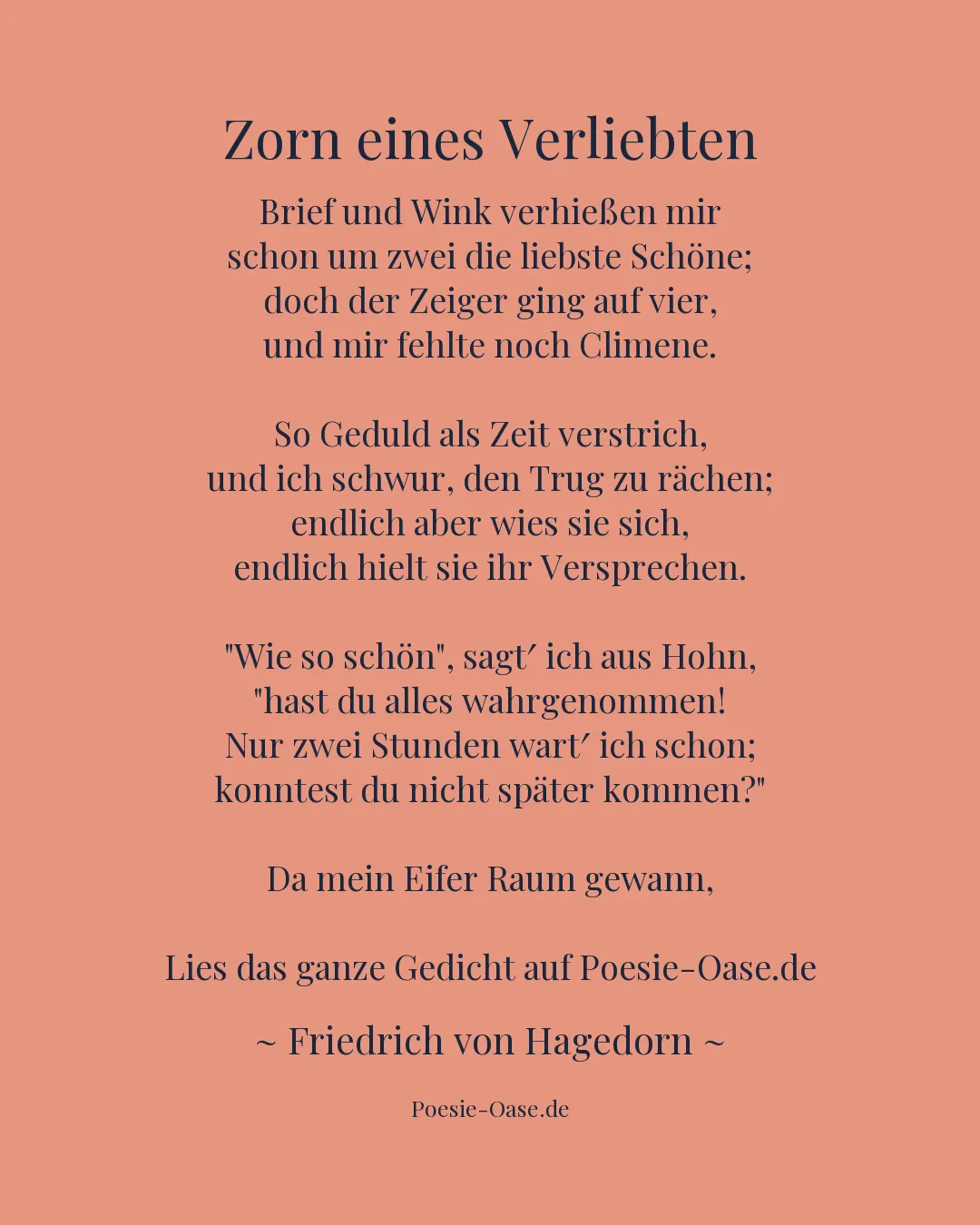 Illustration zu Zorn eines Verliebten