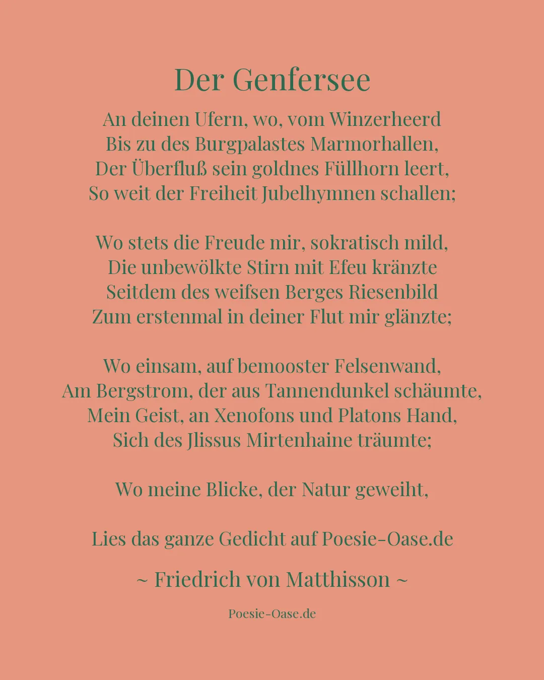 Illustration zu Der Genfersee