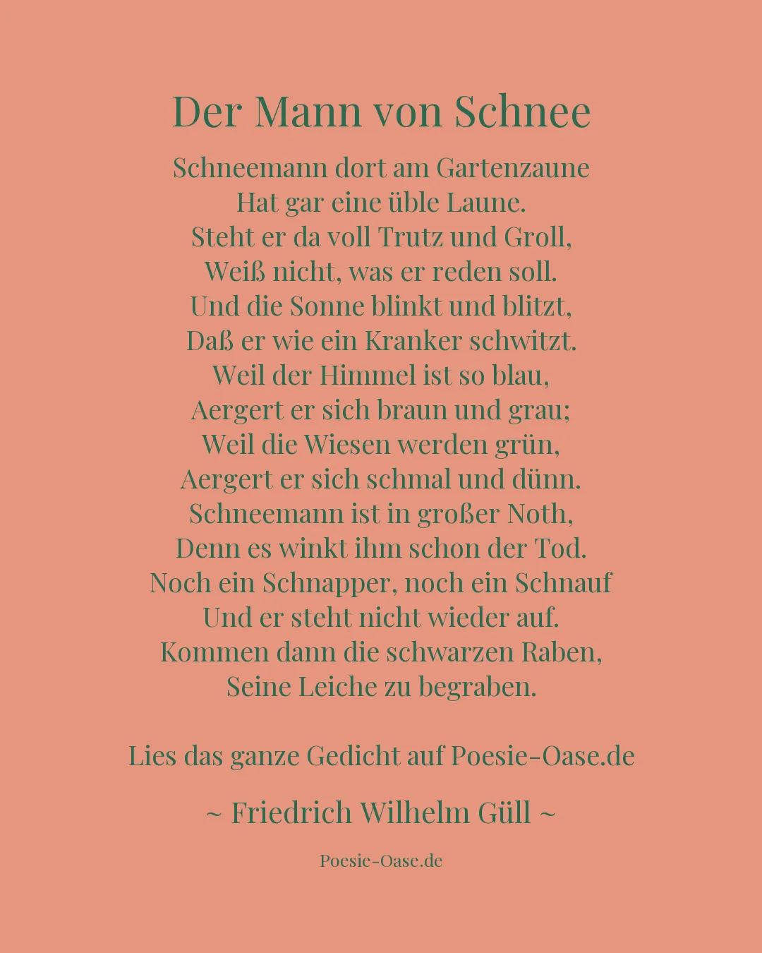 Illustration zu Der Mann von Schnee