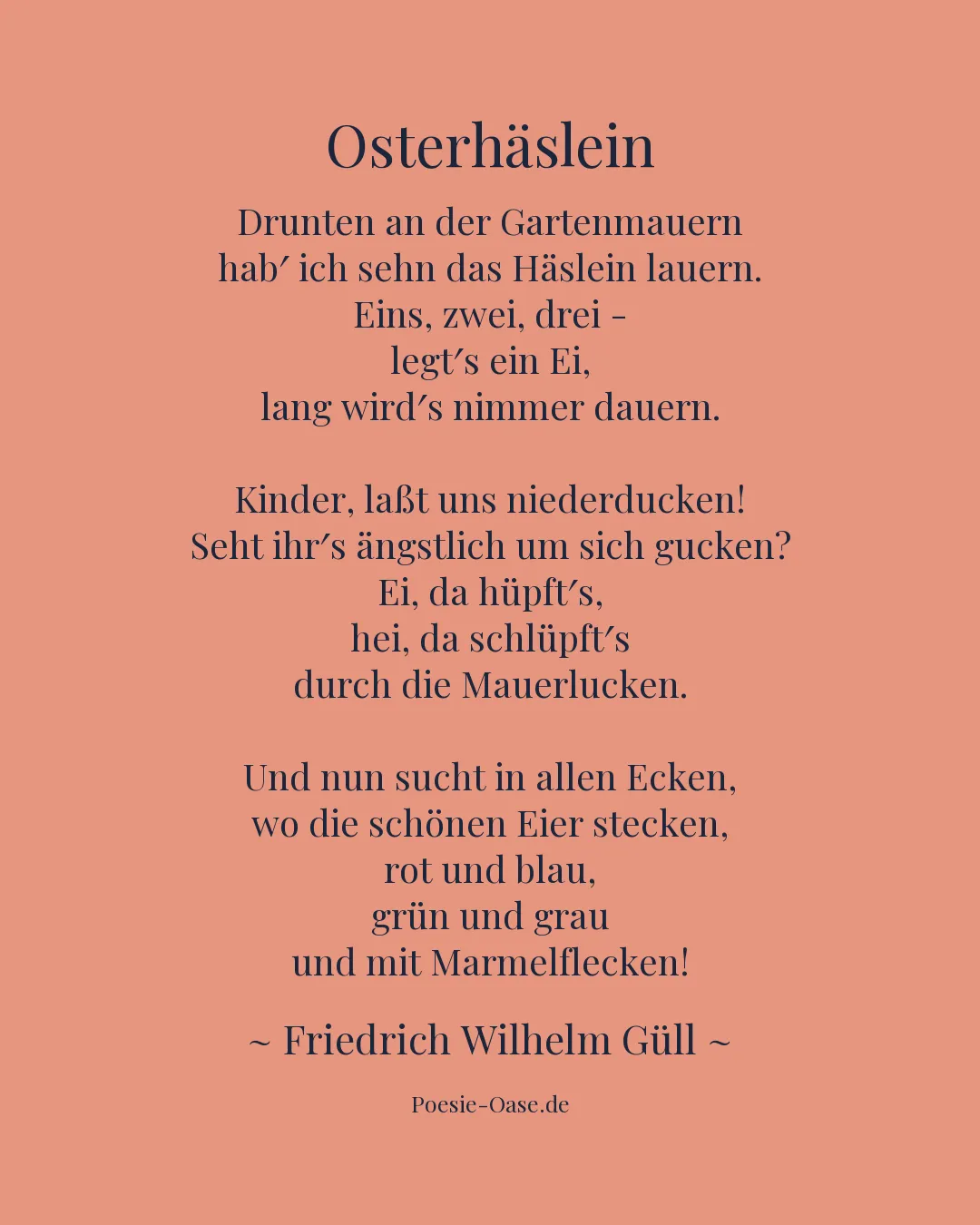 Illustration zu Osterhäslein