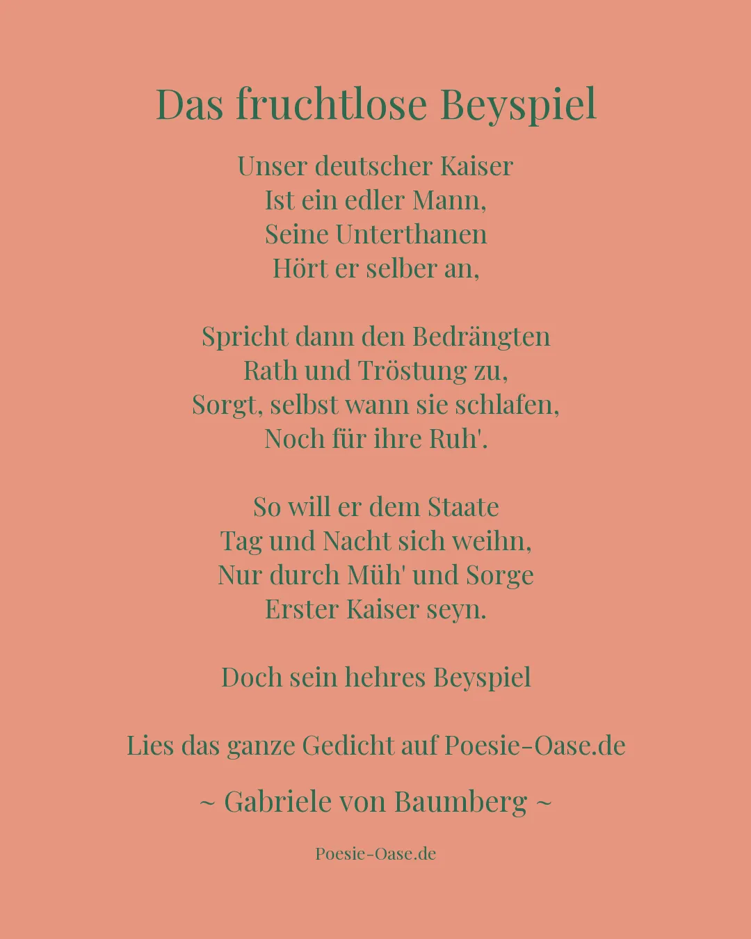 Illustration zu Das fruchtlose Beyspiel