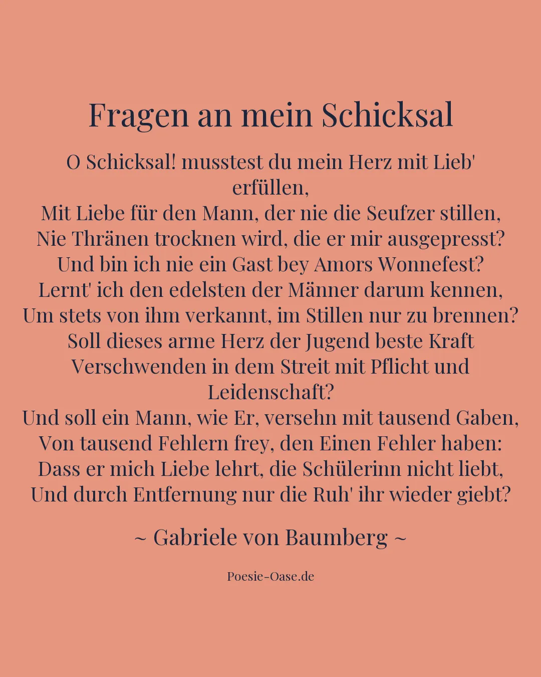 Illustration zu Fragen an mein Schicksal