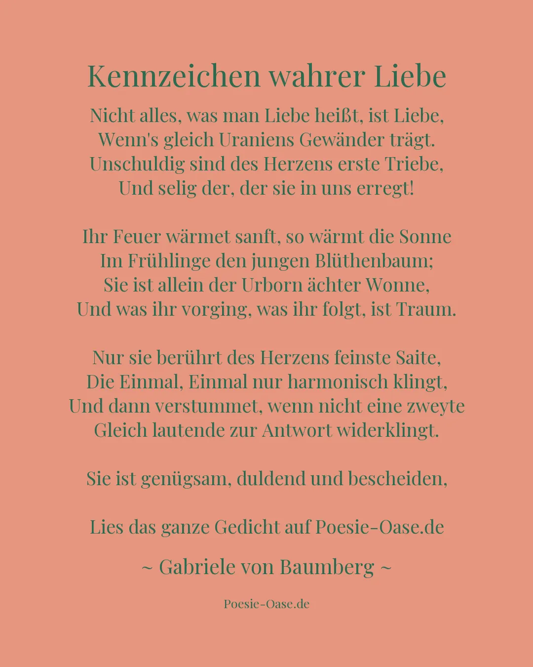 Illustration zu Kennzeichen wahrer Liebe