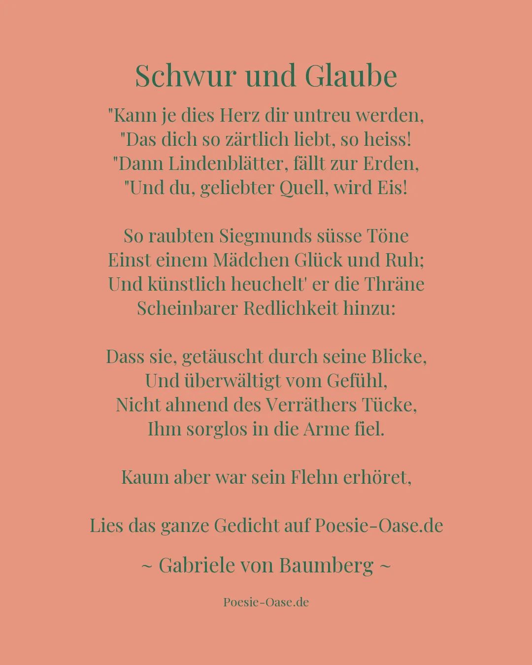 Illustration zu Schwur und Glaube