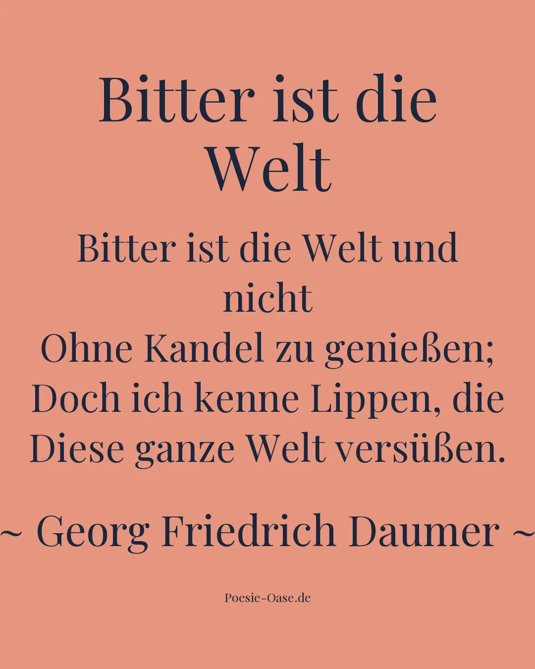 Illustration zu Bitter ist die Welt
